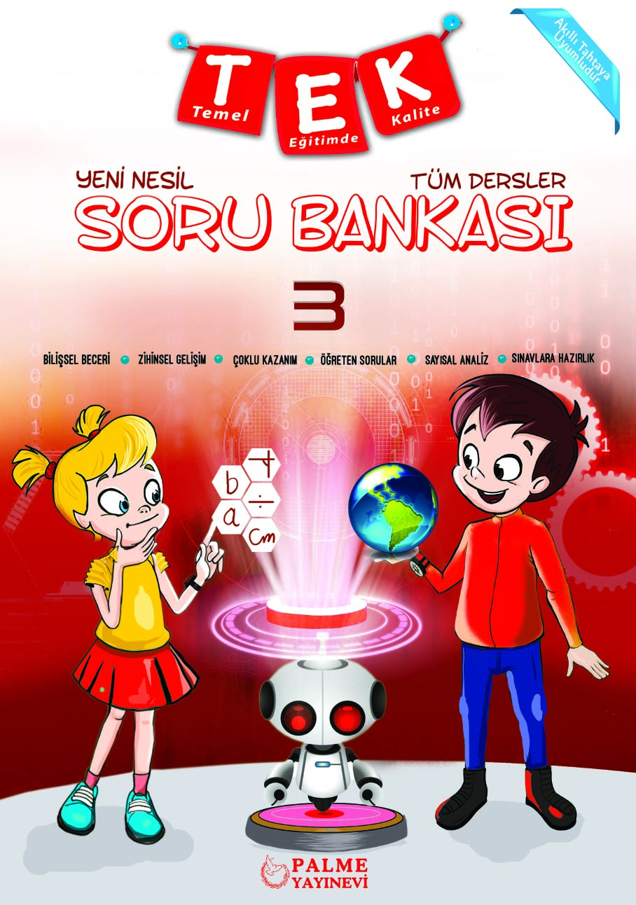 3. Sınıf TEK Tüm Dersler Yeni Nesil Soru Bankası kapak görseli